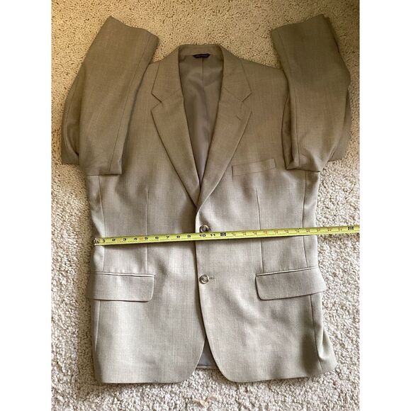 Club Room By Charter Club Wool Silk Linen Blazer Size 42 Short - Picture 5 of 11